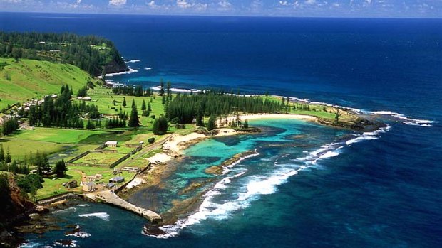 Doing it tough: Norfolk Island has been insolvent for several years.