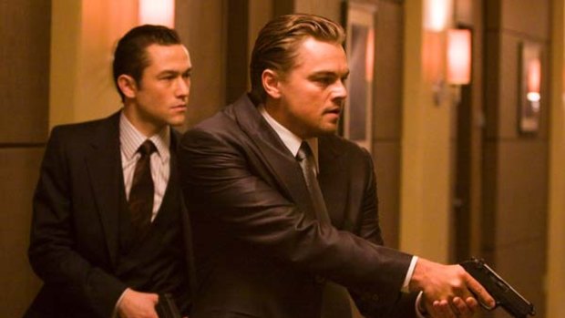 Inception ... Joseph Gordon-Levitt and Leonardo DiCaprio.