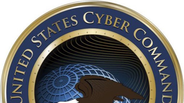 A secret code is embedded in this new logo for the US Cyber Command.