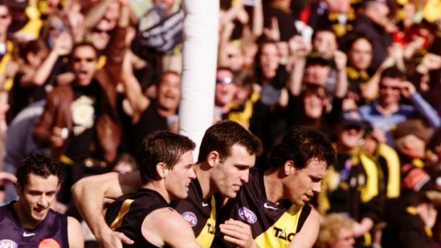 The Tigers won just their second final in 20 years against Carlton in 2001.