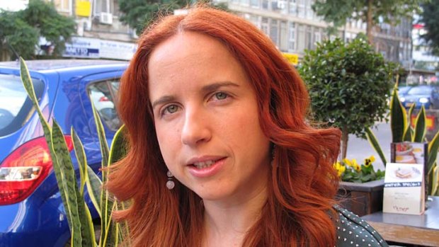 Stav Shaffir ... "We have another way, which is democracy and peace and social security."