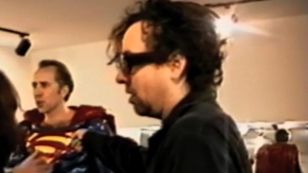 Director Tim Burton was helpful to the documentary crew.