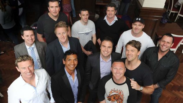 Passing parade: Former Fremantle players get together.