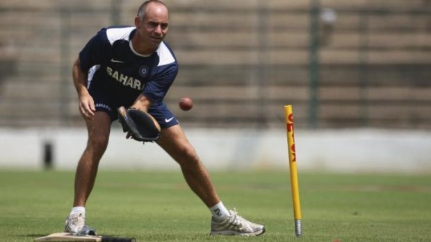 Mentor: Paddy Upton during his time with the Indian cricket team in 2008.