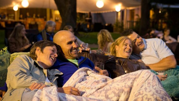 Couples have the option of cuddling up together at Movies at Cape Mentelle this Valentine's Day