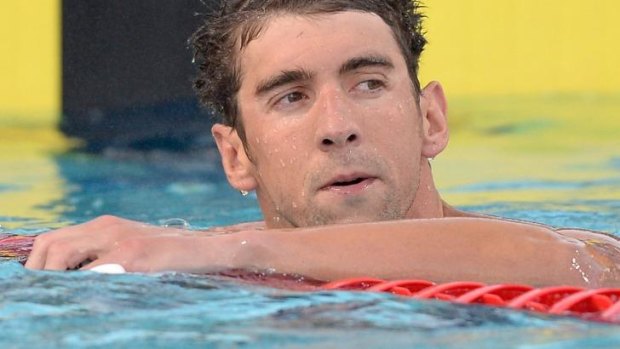 Banned: Michael Phelps will miss the 2015 World Swimming Championships in Kazan, Russia.