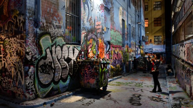 Melbourne's Rutledge Lane: 'There is now a recognised divide between 'good and 'bad' graffiti and Melbourne is the Australian capital of both.'