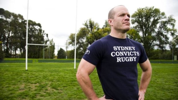 Bill Lockley plays for gay rugby team Sydney Convicts but is not gay.