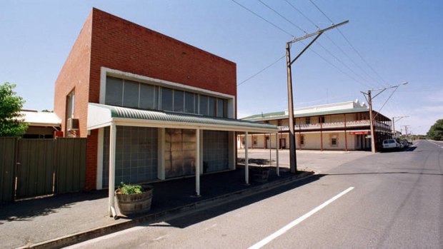 The old State Bank building.