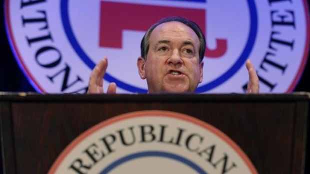 Muddying the waters: Republican Mike Huckabee's comments in Washington on Thursday on women's libidos have made it impossible for Republicans to focus the debate on Mr Obama.