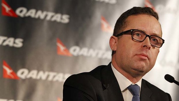 Waving the white flag: Alan Joyce has backed down from his 65 per cent market share goal.