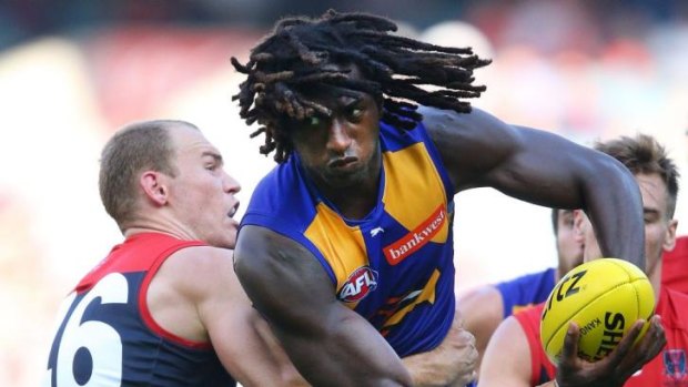Nic Naitanui is in doubt for West Coast's game against Collingwood on Sunday.