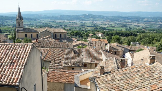 Bird's eye: St-Remy-de-Provence as seen from the rooftops.