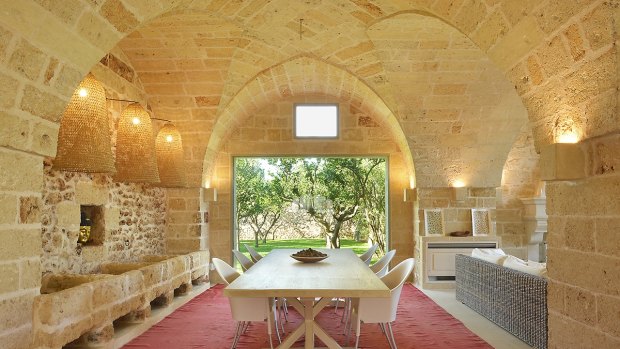 Masseria Trapana Dining Room.