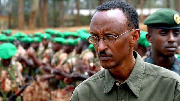 Accused of arming forces in Congo ... Rwandan President Paul Kagame.