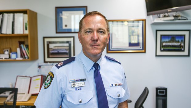Assistant Commissioner Mick Fuller at the Sydney Police Centre. 