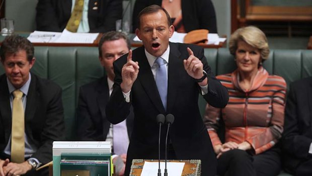 Growing fear of throwing away an unlosable election ... the Federal Opposition Leader, Tony Abbott.