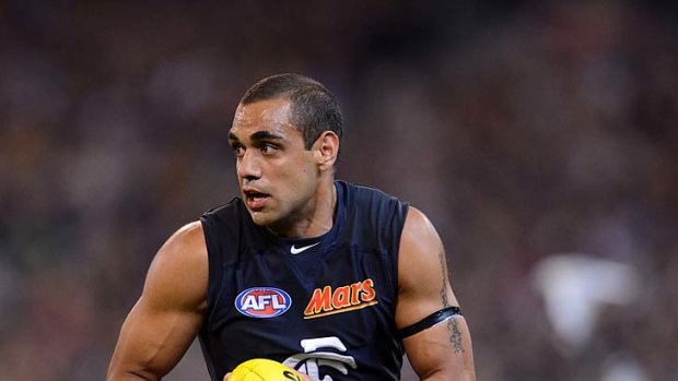 Contender: Chris Yarran has already staked his claim for goal of the year.