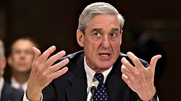 Former FBI Director Robert Mueller testifies on Capitol Hill in May.