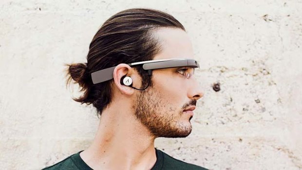 Wink and snap: Google Glass.