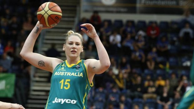 Star power: Australian Opals player Lauren Jackson.