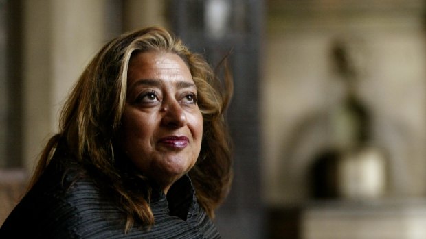 Architect Zaha Hadid, who died this month aged 65. 