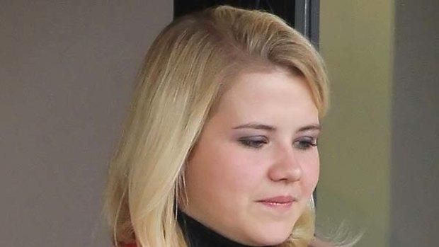 'Indescribable fear' ... Elizabeth Smart walks out of court.