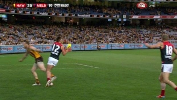 Jarryd Roughead was suspended for this incident.
