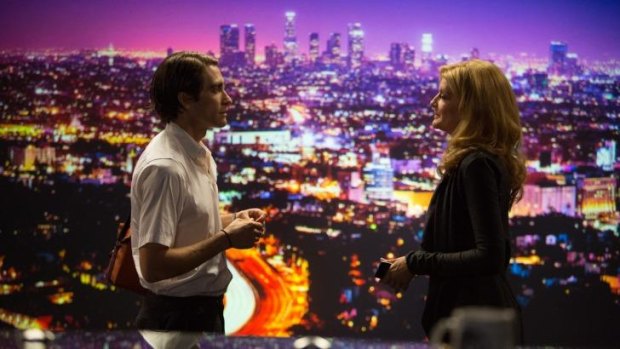 Protege and mentor: Jake Gyllenhaal and Rene Russo in Nightcrawler.
