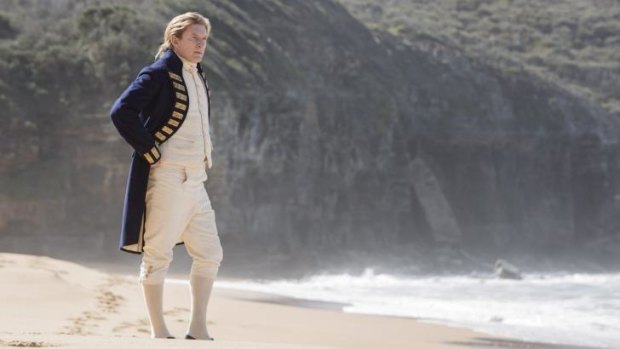 Life's a beach ... David Wenham as Arthur Phillip contemplates life in the new colony.