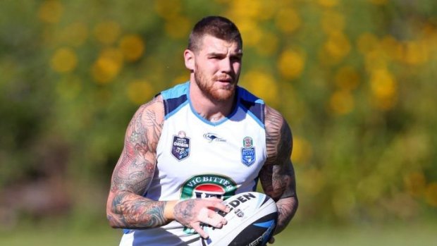 Back in blue: Dugan has been picked for his attacking and defensive abilities. 