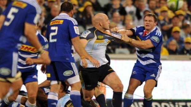 The Stormers were frustrated by the physicality of the Brumbies' scrum on Saturday night.