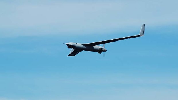 A ScanEagle unmanned aircraft. Devices like these could soon be a regular feature of the Australian skies thanks to a Queensland breakthrough.