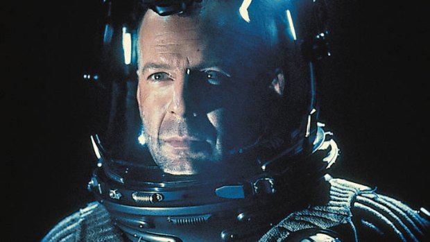 Armageddon ... Bruce Willis saves the day.