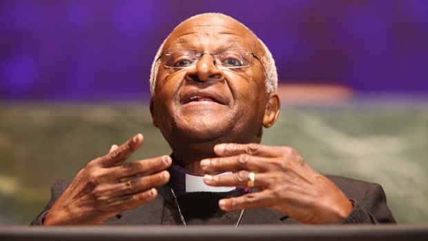 Archbishop Desmond Tutu ... spearheading the calls for China to release Liu Xiaobo.