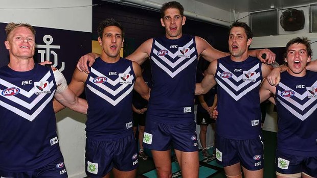 Aaron Sandilands (centre) seems set to miss the start of the season with a hamstring injury.