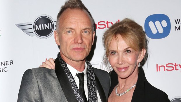 Police frontman Sting once claimed in an interview that he and wife Trudie Styler have tantric sex 'for hours and hours'.