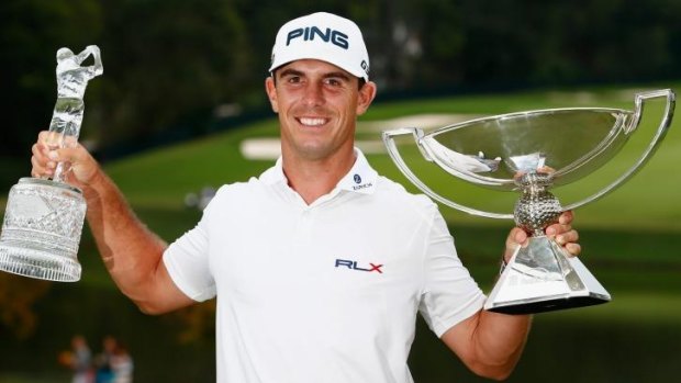 Mammoth payday: Billy Horschel  after winning both the Tour Championship and the FedEx Cup playoffs at the East Lake Golf Club.