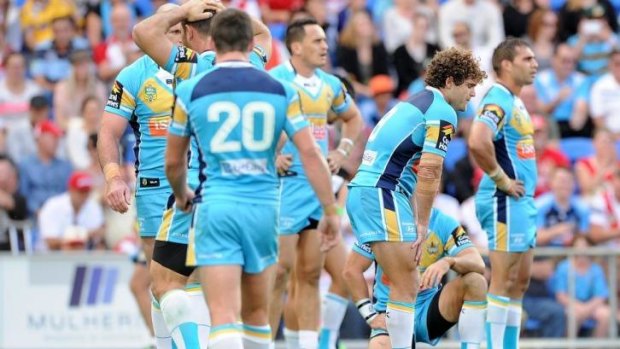 Gold Coast Titans are fading fast in their attempts to make the NRL play-offs.
