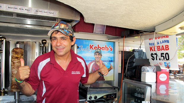Jack's Kebabs owner Cahit "Jack" Ozturk.