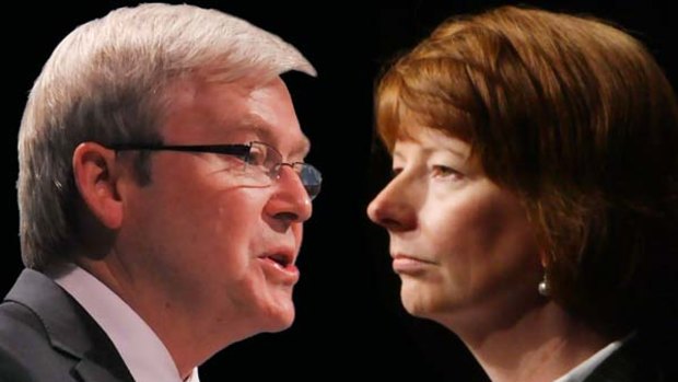 Julia Gillard challenges Kevin Rudd for the Labor leadership.