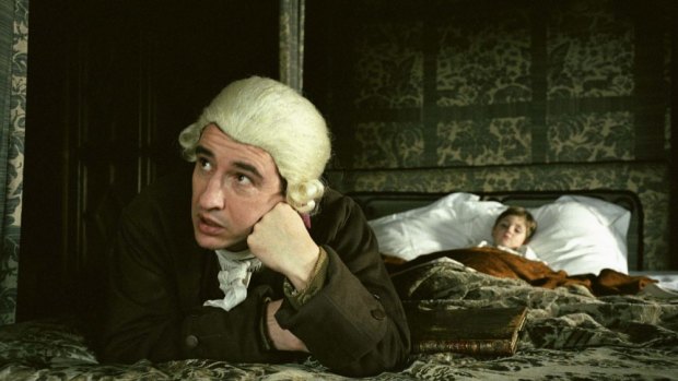 Flummoxed: Steve Coogan as Tristram Shandy in Michael Winterbottom's version of the unfilmable novel.
