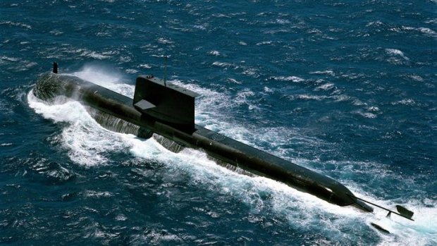 Submarine HMAS Rankin.