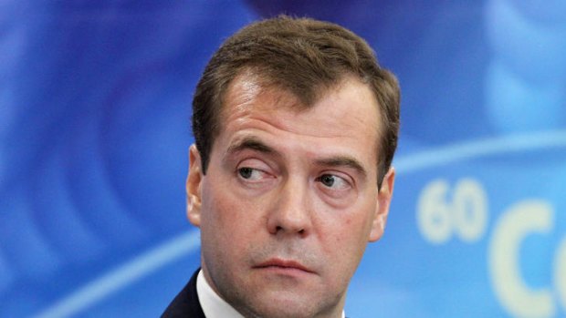 Russian President Dmitry Medvedev.