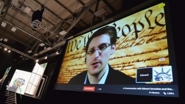 "The Constitution was violated on a massive scale": Edward Snowden.