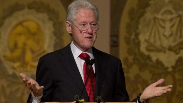 "Always interesting": Bill Clinton.
