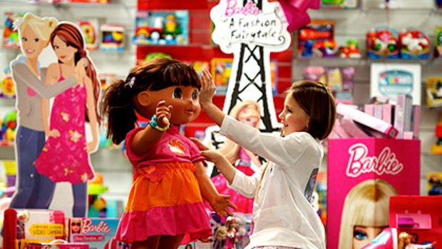 Trainee toyologist Natalie Saliba gets $200 worth of free toys to test out every month at the Mattel Toy Lab. She hopes to design her own Barbie range one day and ''make them look really pretty''.