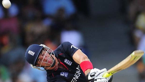 Man-of-the-match Kevin Pietersen top scored for England with 53.
