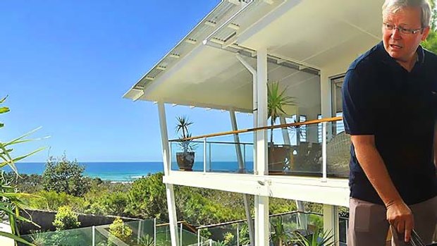 The five-bedroom, well-appointed house is very open, with expansive beach and ocean views from all the main rooms.