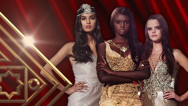 <i>Australia's Next Top Model</i> finalists Shanali, Duckie and Melissa.